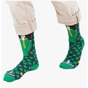 St. Patrick's Day Shamrock Crew Socks - One Size